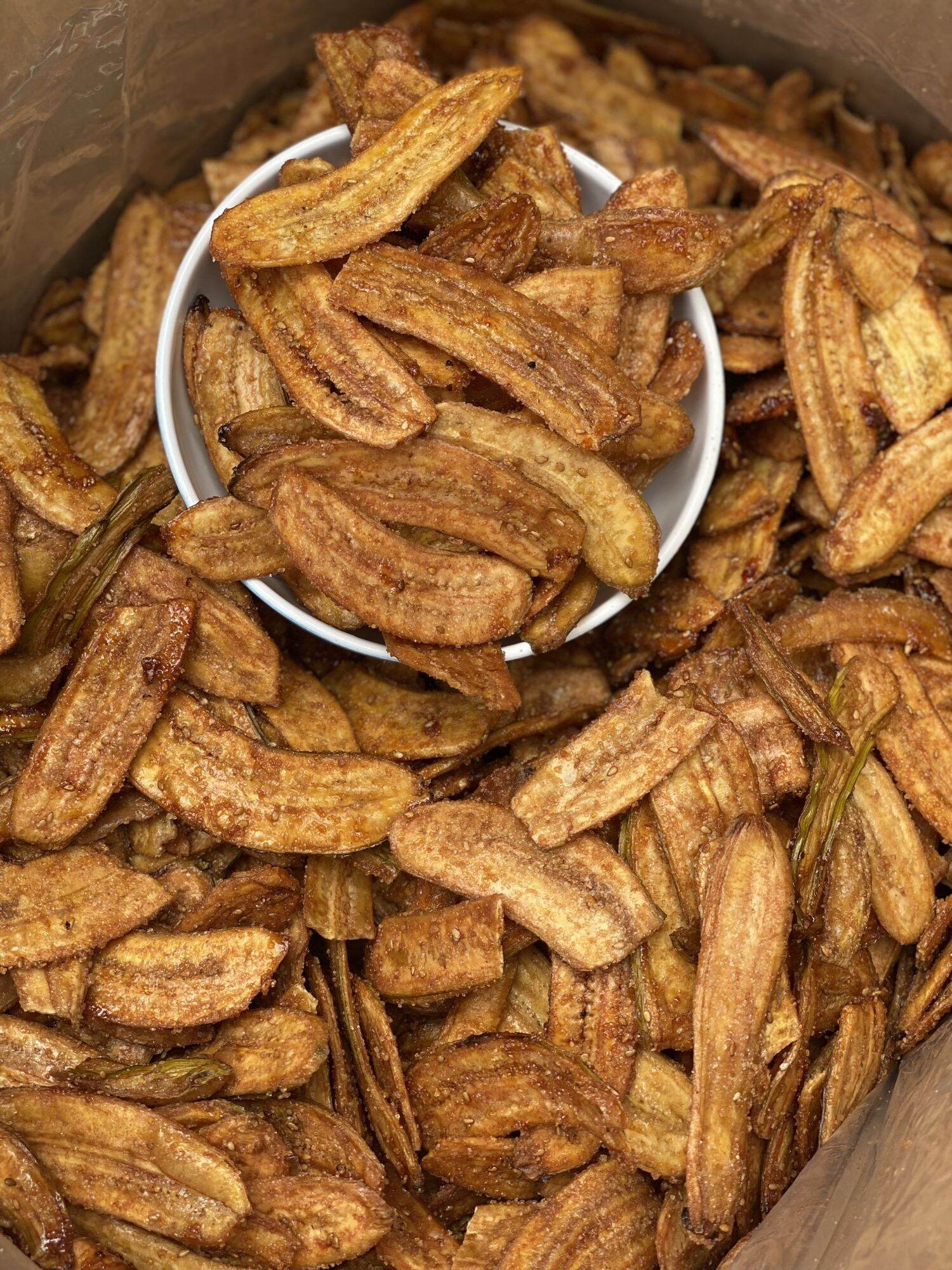 Chuối sấy mè gừng loại ngon 500g
