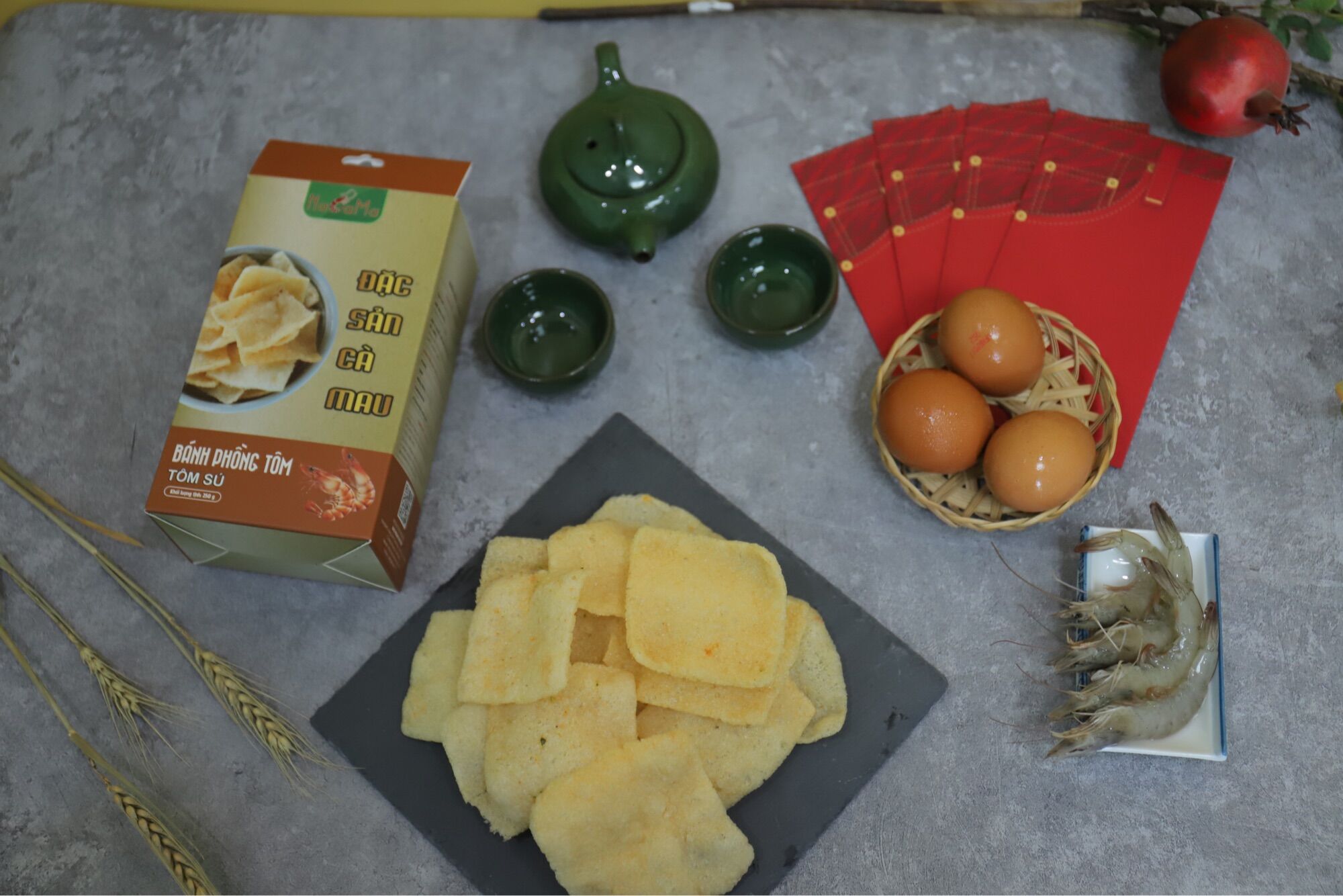 bánh phồng tôm Cà Mau - NACAMA Tôm sú