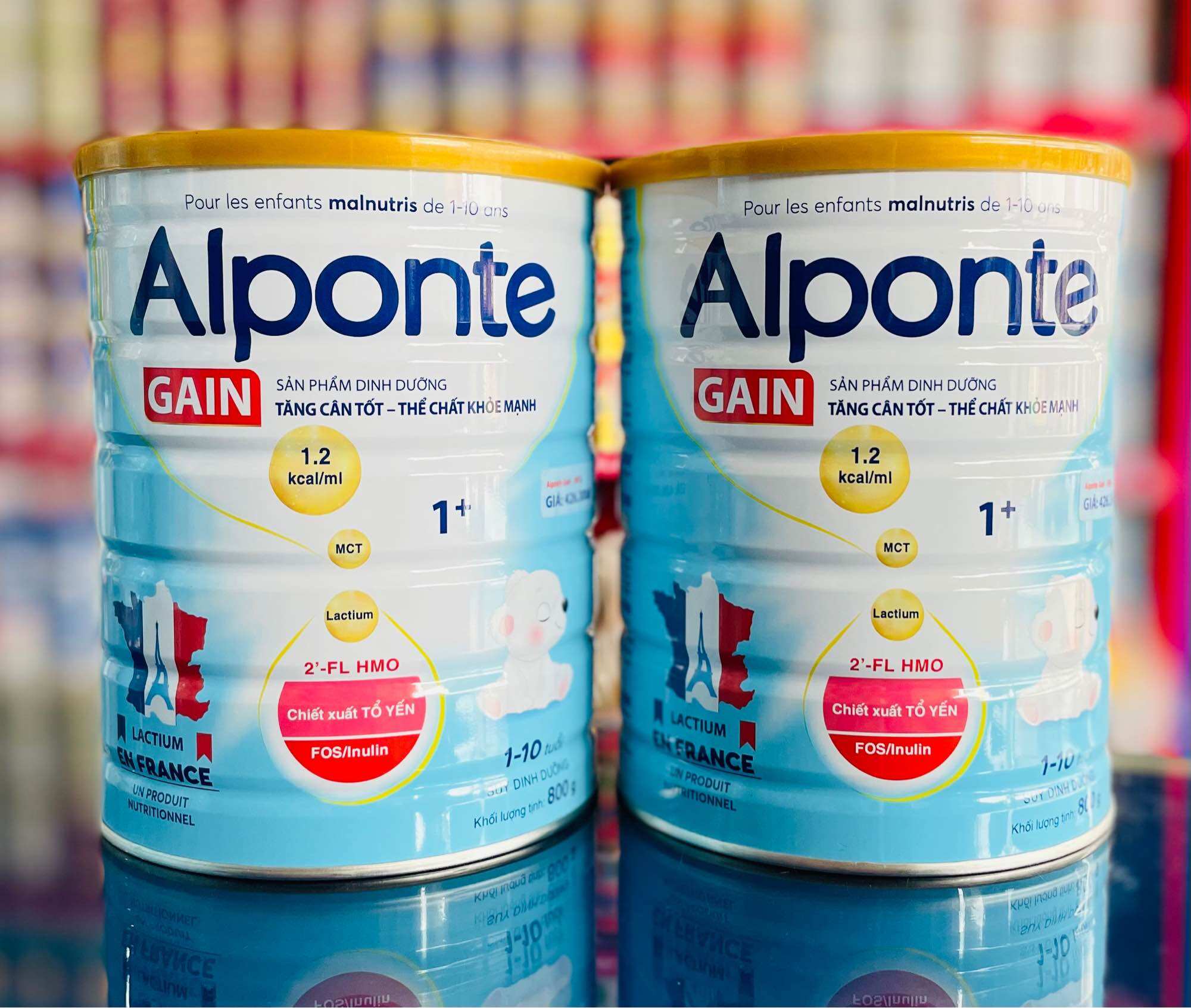 [Combo 2 Lon] Sữa Bột Alponte Gain 0+, 1+ (800g)
