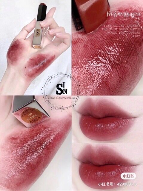 Son YSL The Slim Matte + Sheer Matte (2022)
