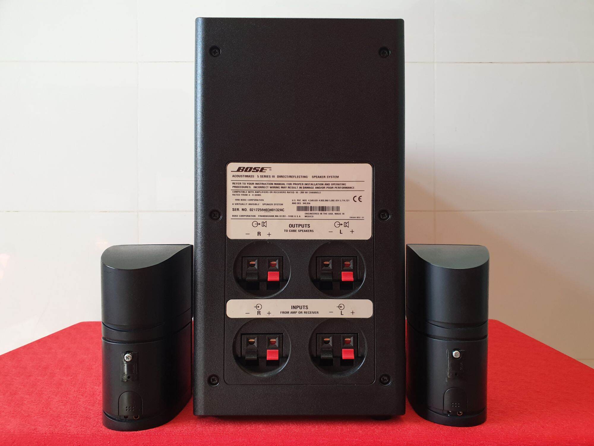 Bộ loa hàng Mĩ: AM 5 Series III (Bose Acoustimass 5 series III)