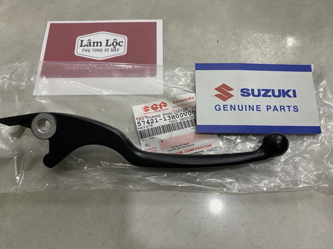 Tay thắng trái phải hayate sc ss impulse 125 suzuki chính hãng