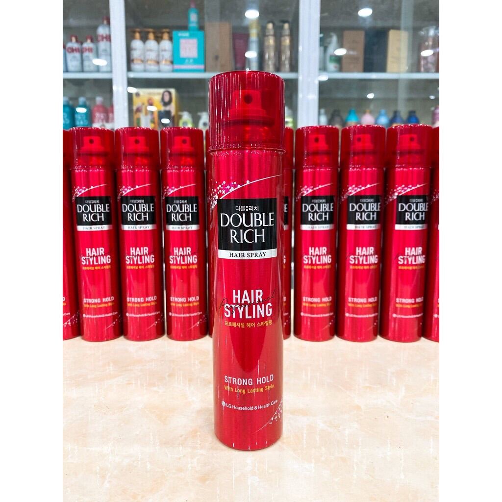 Keo Xịt Tóc DOUBLE RICH Hair Spray 170ml giá rẻ