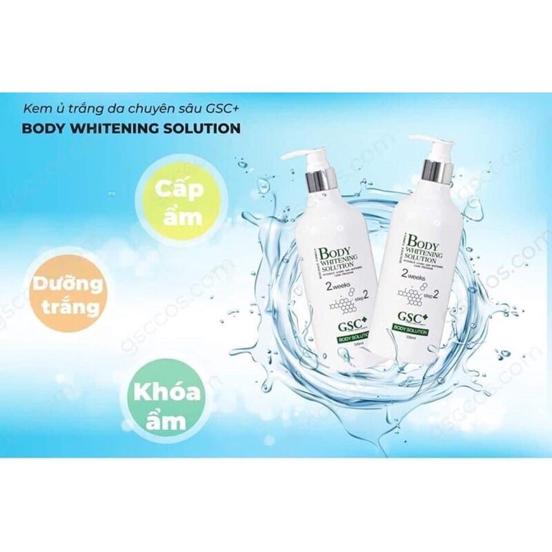 Kem ủ trắng da thảo dược GSC 500ml