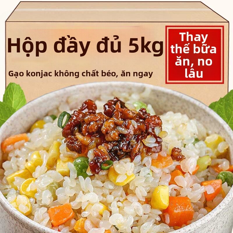 YOUFUXIAN | Gạo Konjac Sẵn Dùng Không Chất Béo, Ít Calo cho Nấu Ăn Dễ Dàng và Thay Thế Bữa Ăn