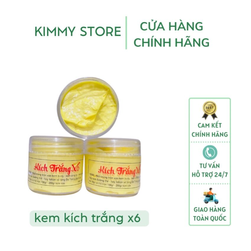 01 hộp kem kích trắng x6 30g
