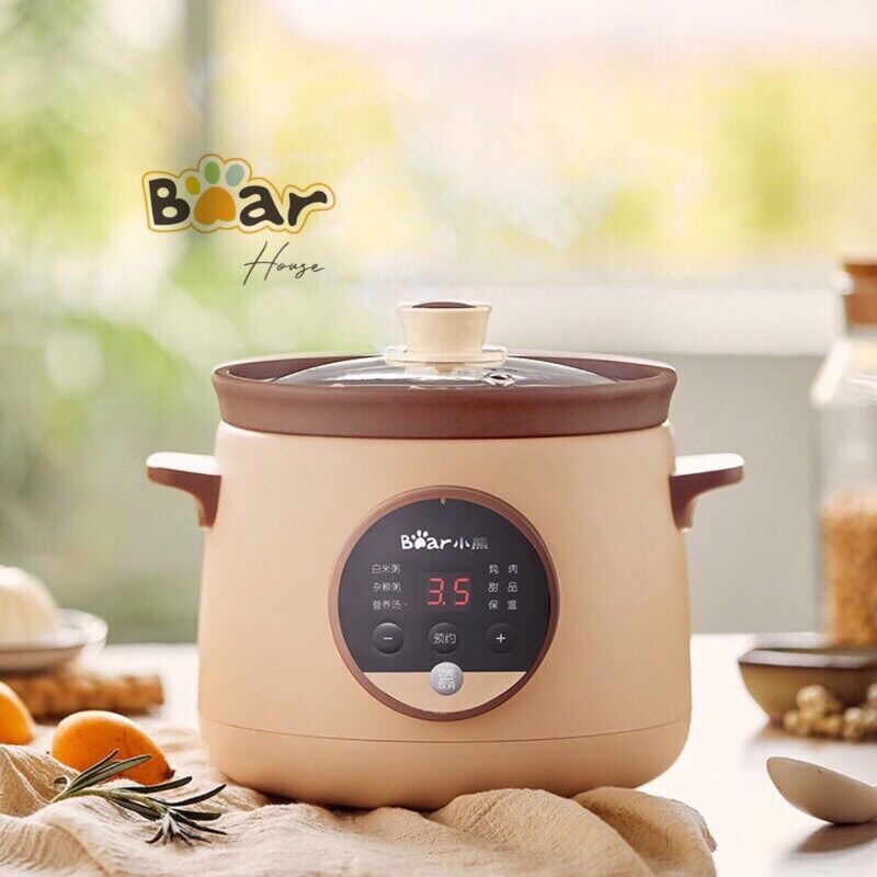 Nồi hầm chậm bear e15h1 mãu mới 2022 dung tích 1.5l