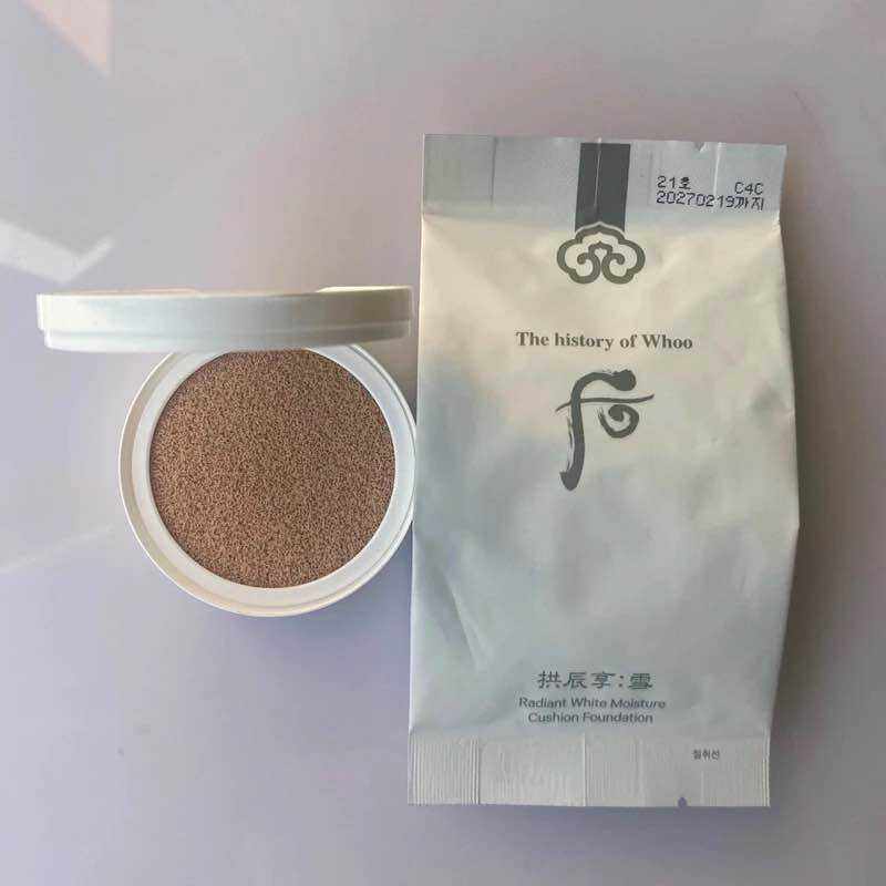 Phấn Nước Whoo Cushion Trang Điểm Dưỡng Trắng Và Chống Nắng Cao Spf50+/PA+++