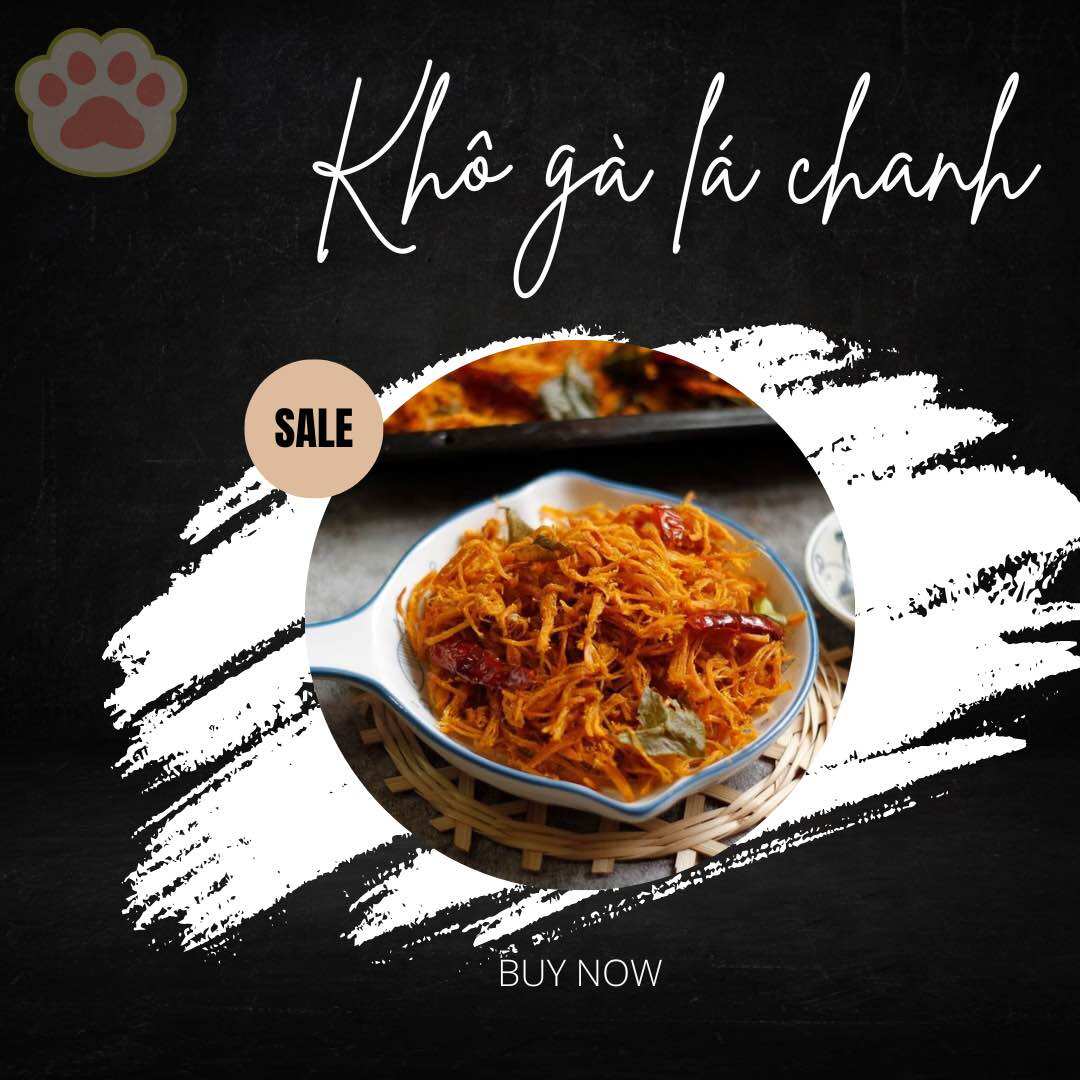 Khô gà lá chanh 300g