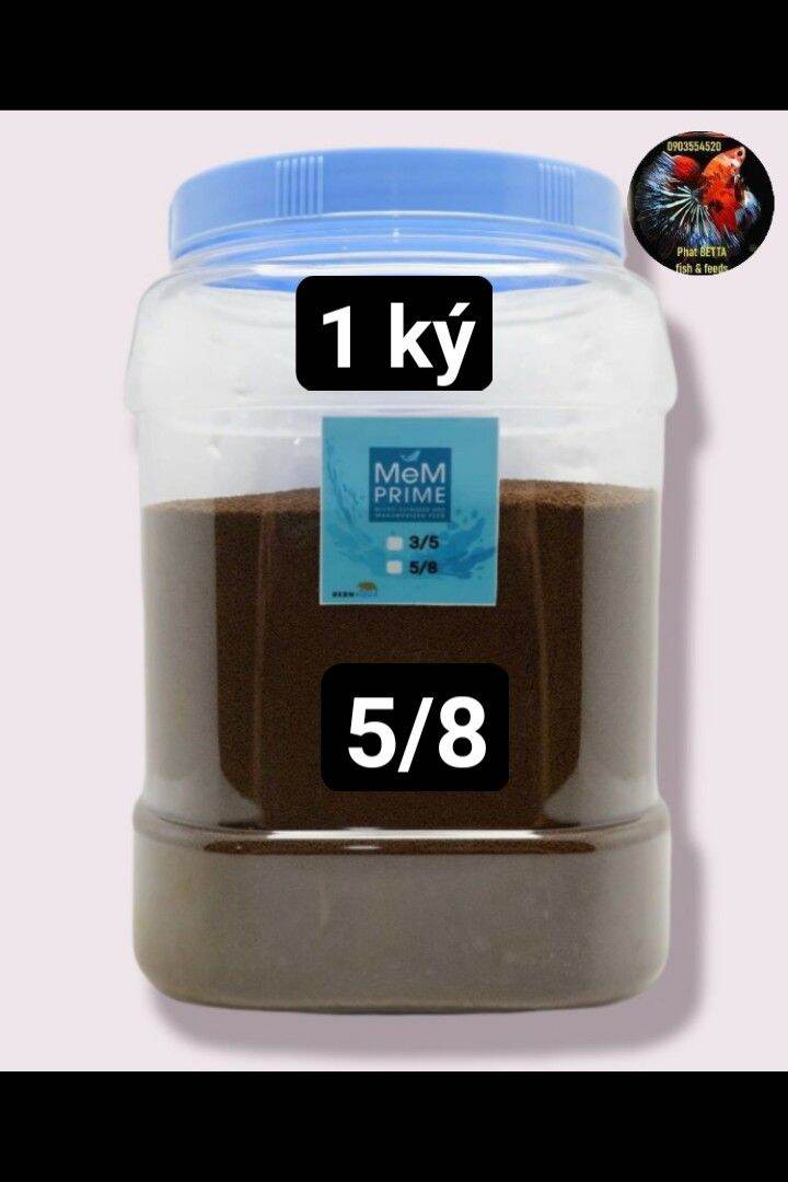 Cám mem bỉ. thức ăn cho cá. số 5/8
