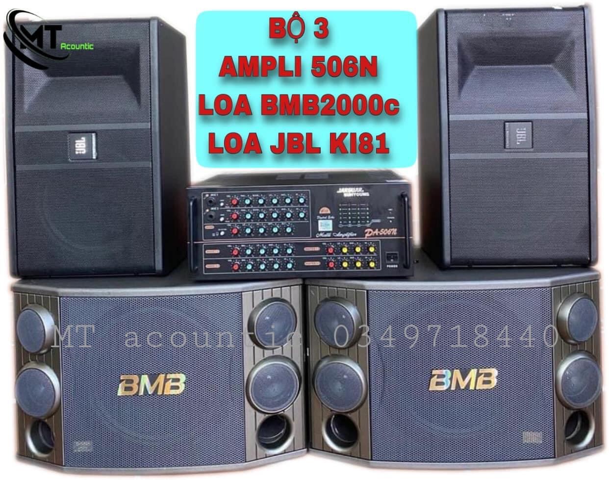 Combo karaoke số 3 kết hợp chuẩn giữa ampli 506N và 4 loa