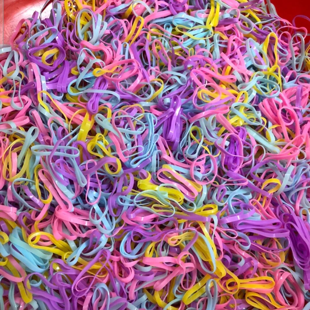 Túi 100g thun (chun) cột tóc chất liệu dai, bền dễ sử dụng