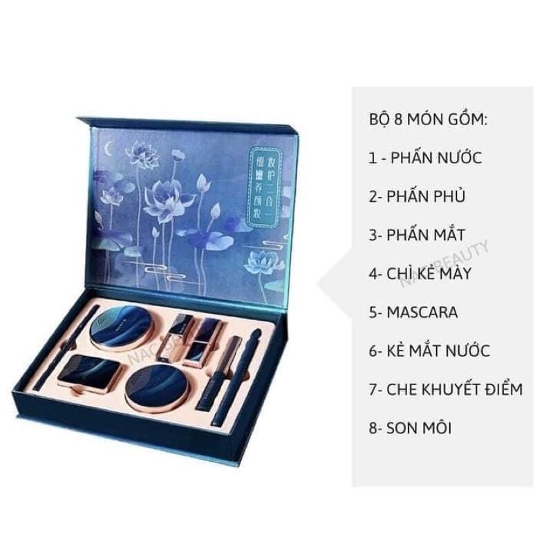 Bộ trang điểm cổ trang 8 món youliyoula hàng nội địa