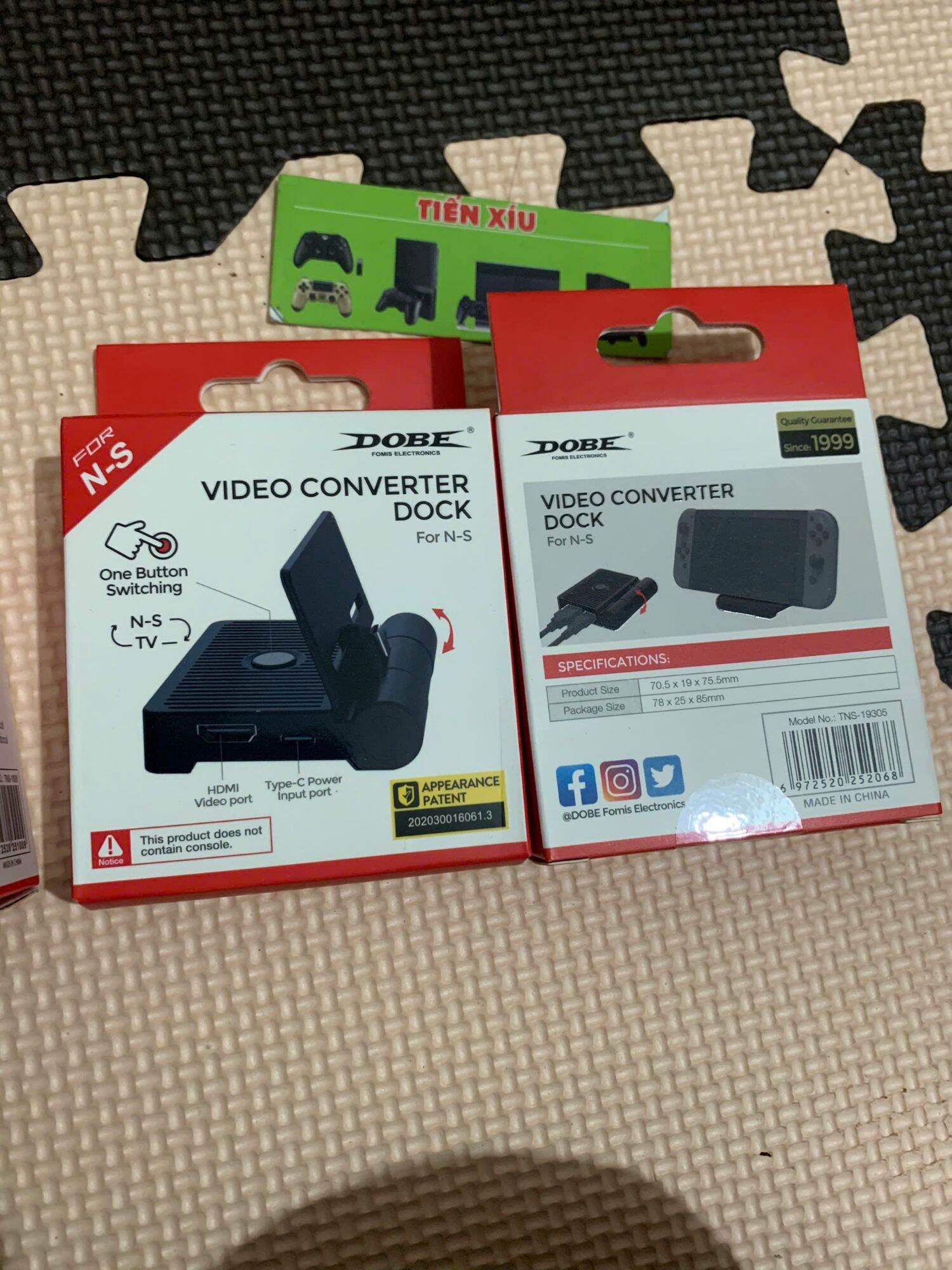dock xuất hình nintendo switch Oled v1 v2 video output dock hãng Dobe Nintendo Switch