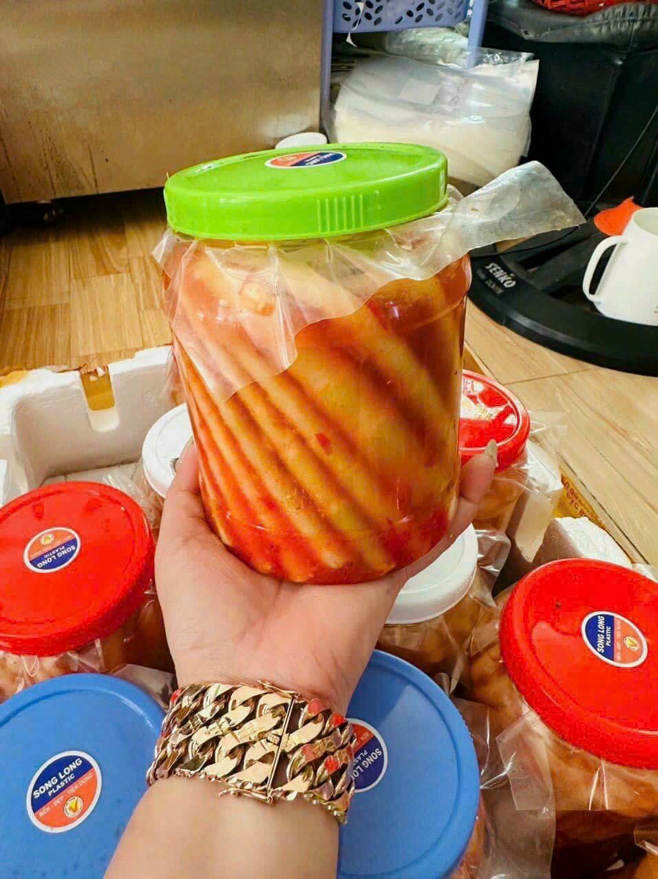 Măng sặt ngâm ớt 1kg