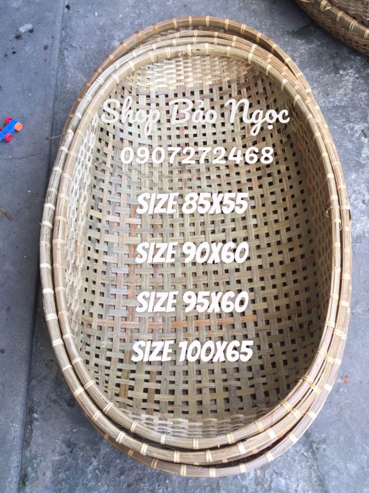 Rổ tre đã khò sạch dằm