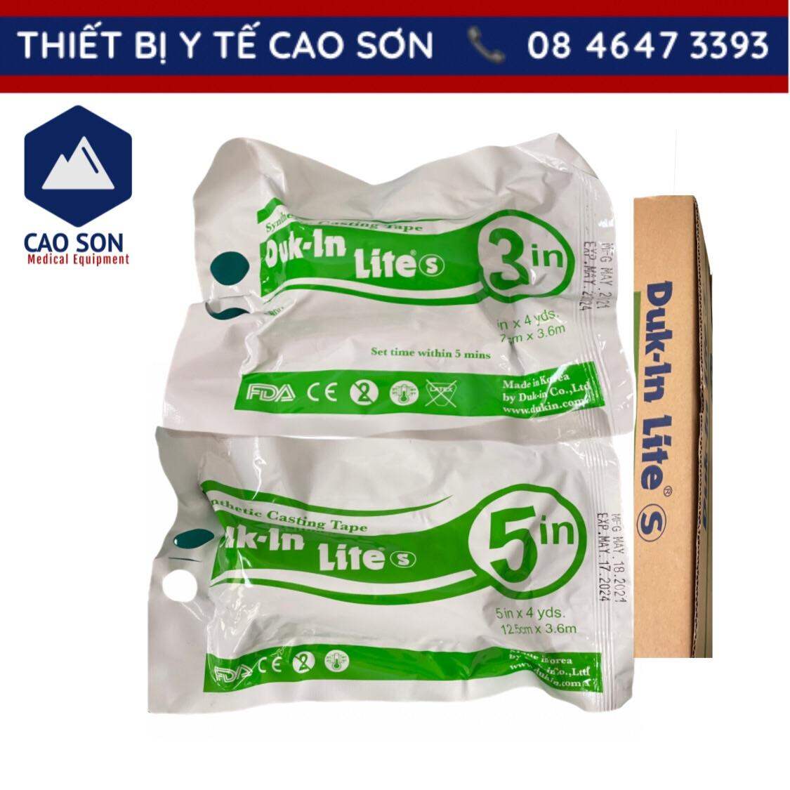 Bột bó thuỷ tinh 3in 4in 5in Hàn Quốc băng chỉnh hình cố định thủy tinh