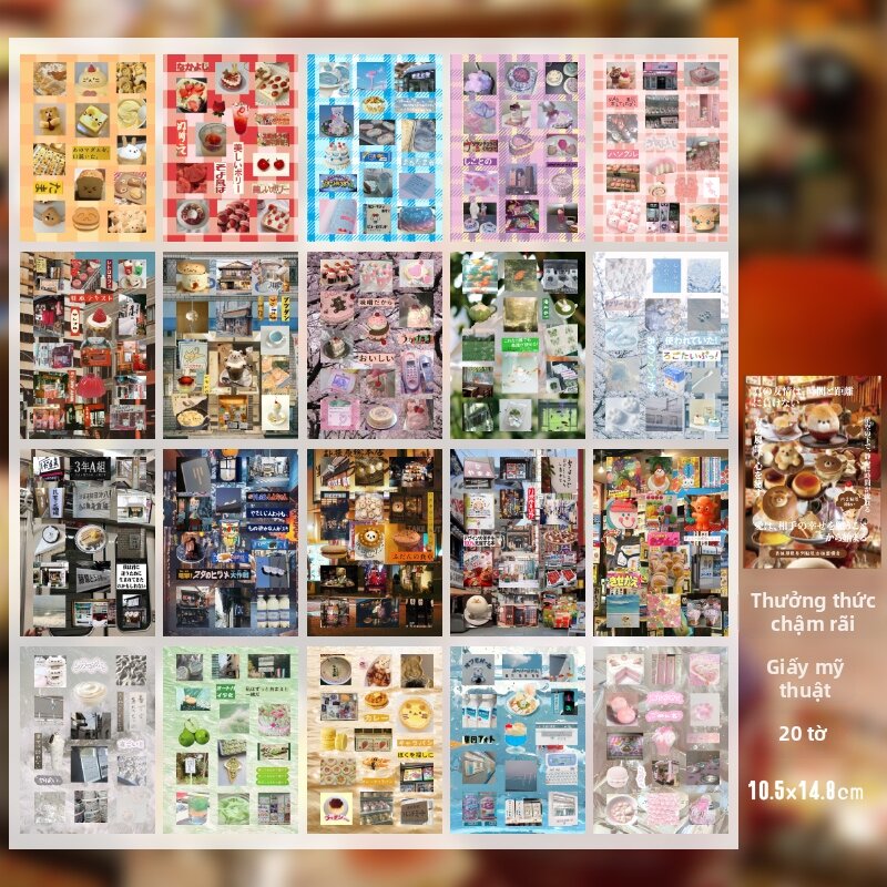Sách Dán Hình Theo Chủ Đề Cổ Điển Phong Cách Retro Dùng Cho Nhật Ký Và Tạp Chí 20 Miếng Decal Theo Chủ Đề Manga Thời Showa Phong Cách Thời Kỳ Đầu.