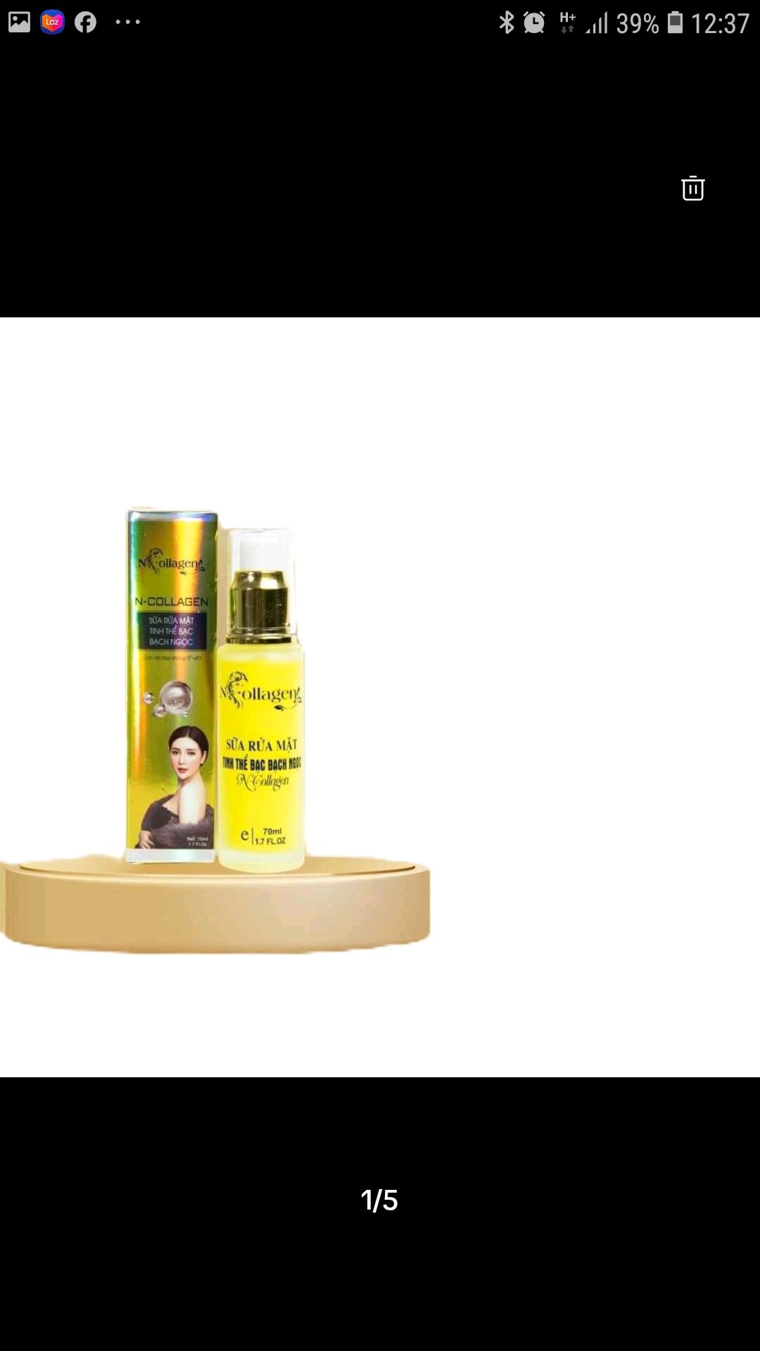 [HCM]SỮA RỬA MẶT COLLAGEN TINH THỂ BẠCH NGỌC