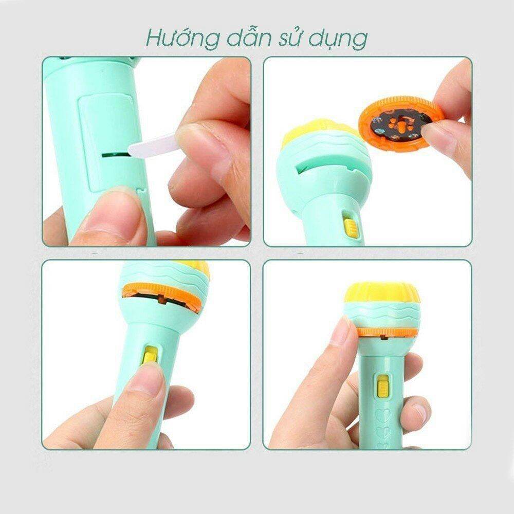 Đèn pin chiếu hình cho bé