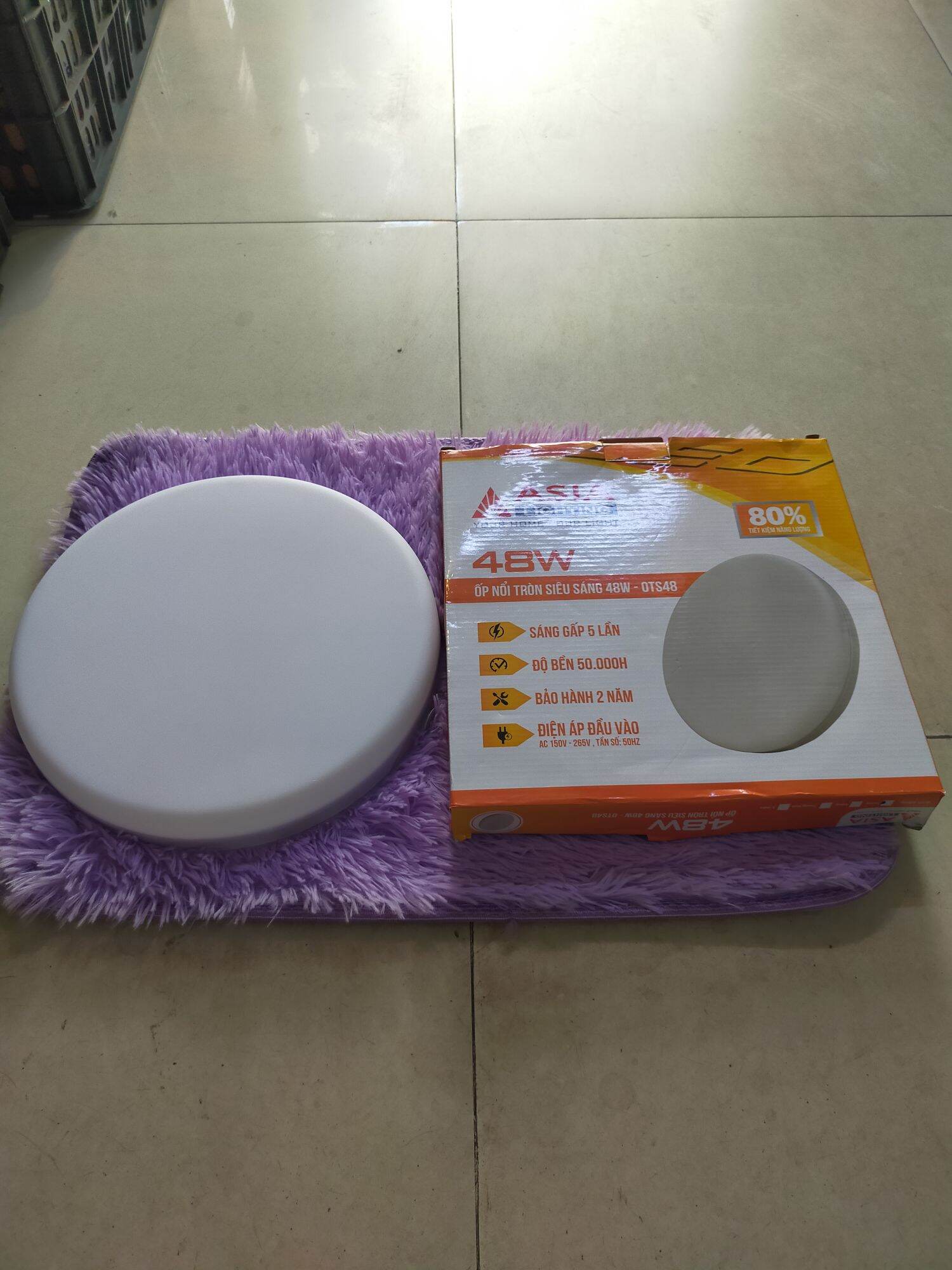 Đèn ốp trần siêu sáng Asia 24-36-48w chính hãng