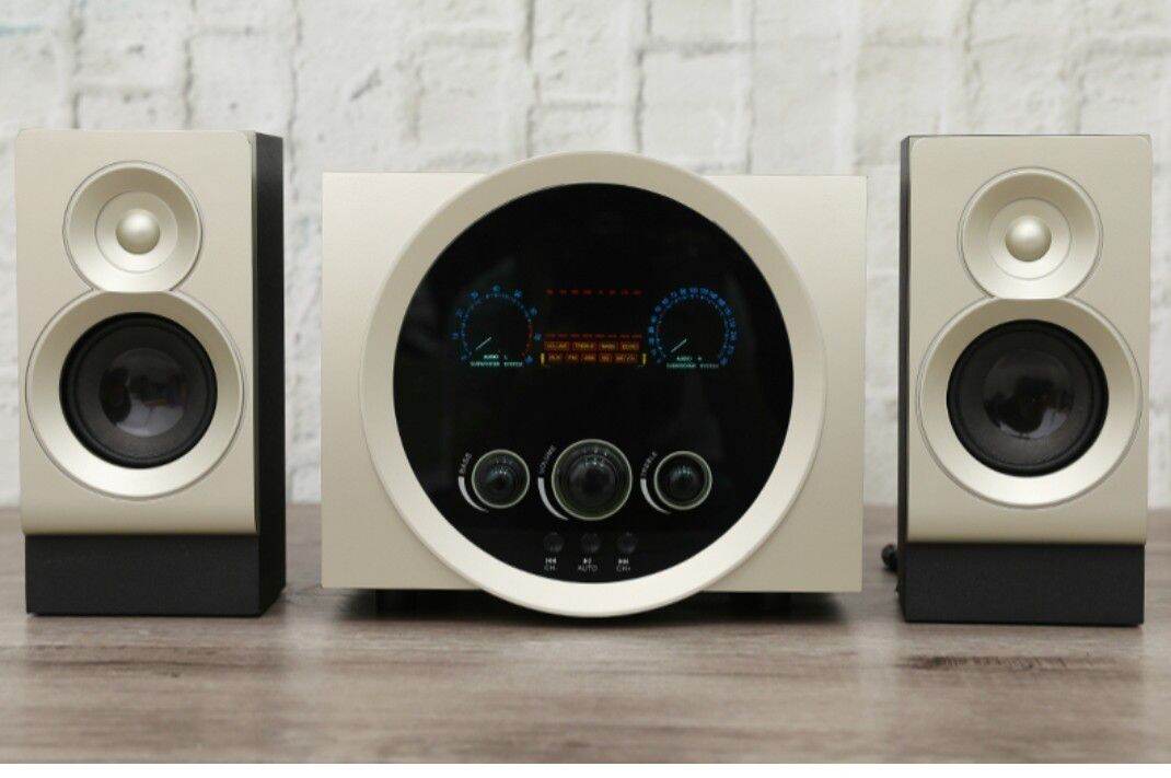 Loa vi tính Bluetooth Enkor V2720 Gold 2.1