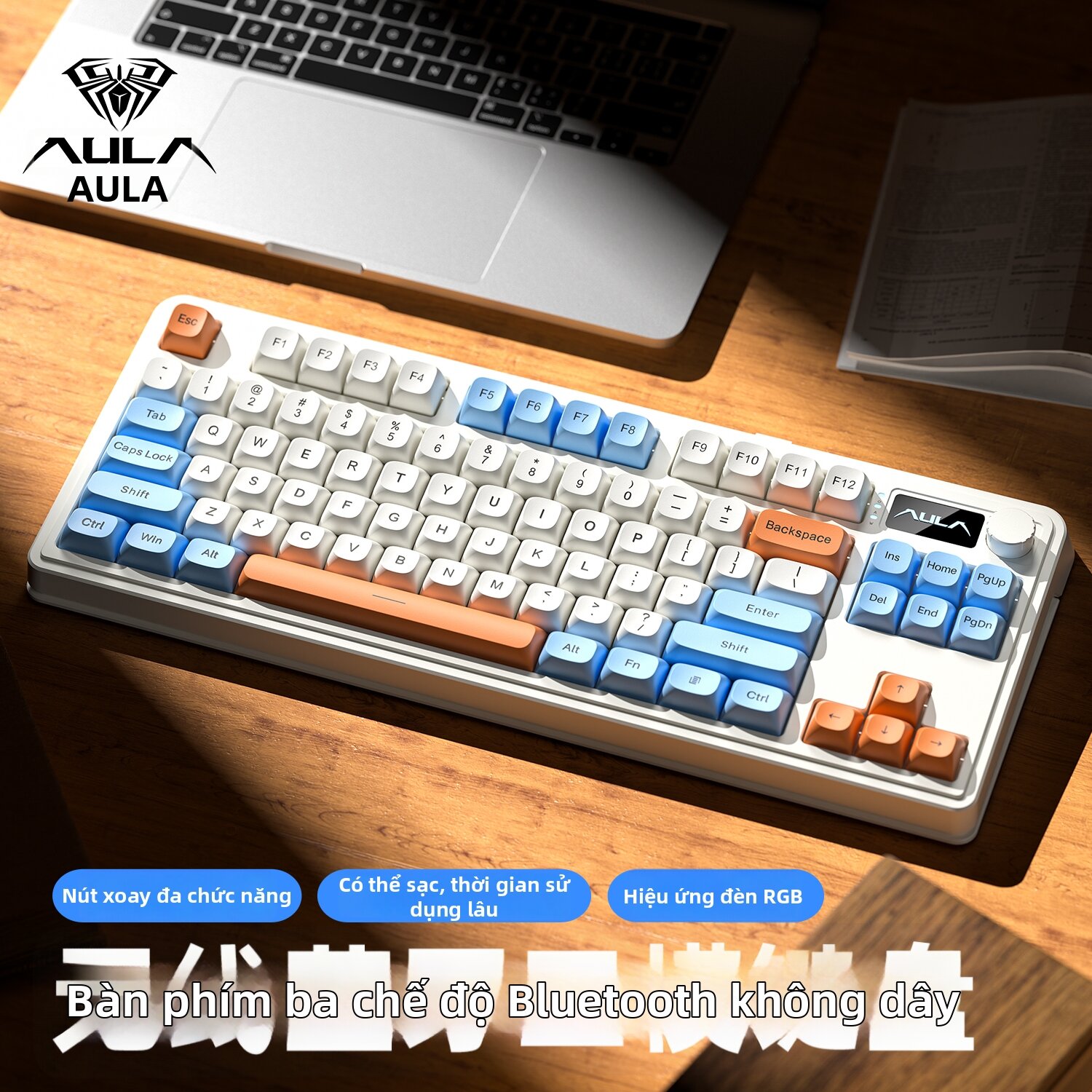 AULA | Bàn Phím Cảm Giác Cơ 3 Chế Độ
