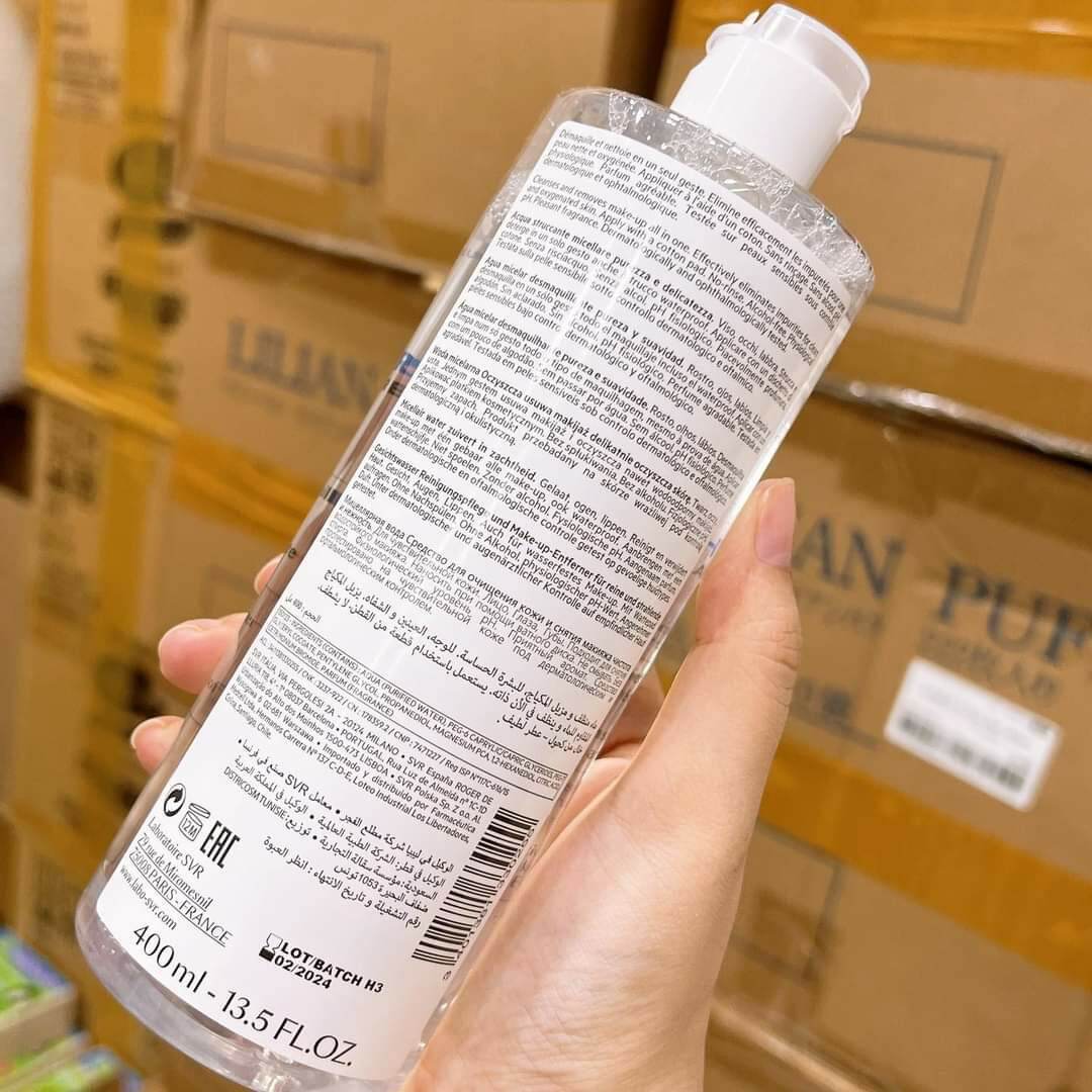 NƯỚC TẨY TRANG SRV 400ML DÀNH CHO DA NHẠY CẢM