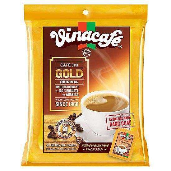 Cà phê sữa Vinacafe gold original bịch 24 gói