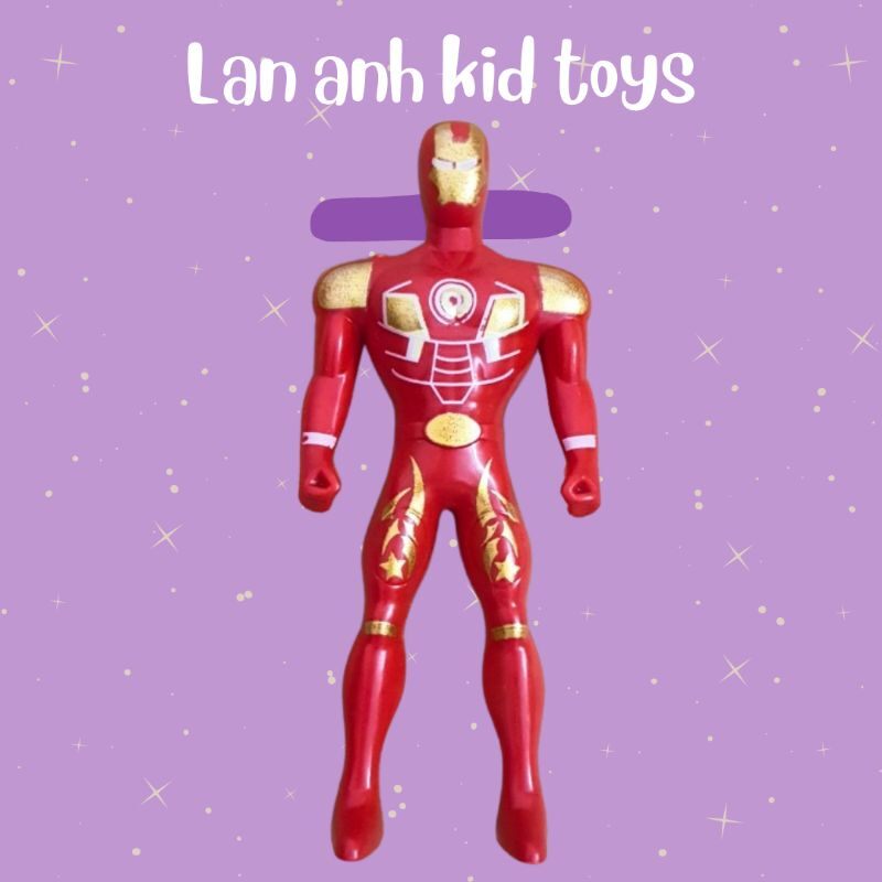 Bộ 2 Siêu nhân Đồ Chơi Siêu Nhân Gao Đen và Đỏ