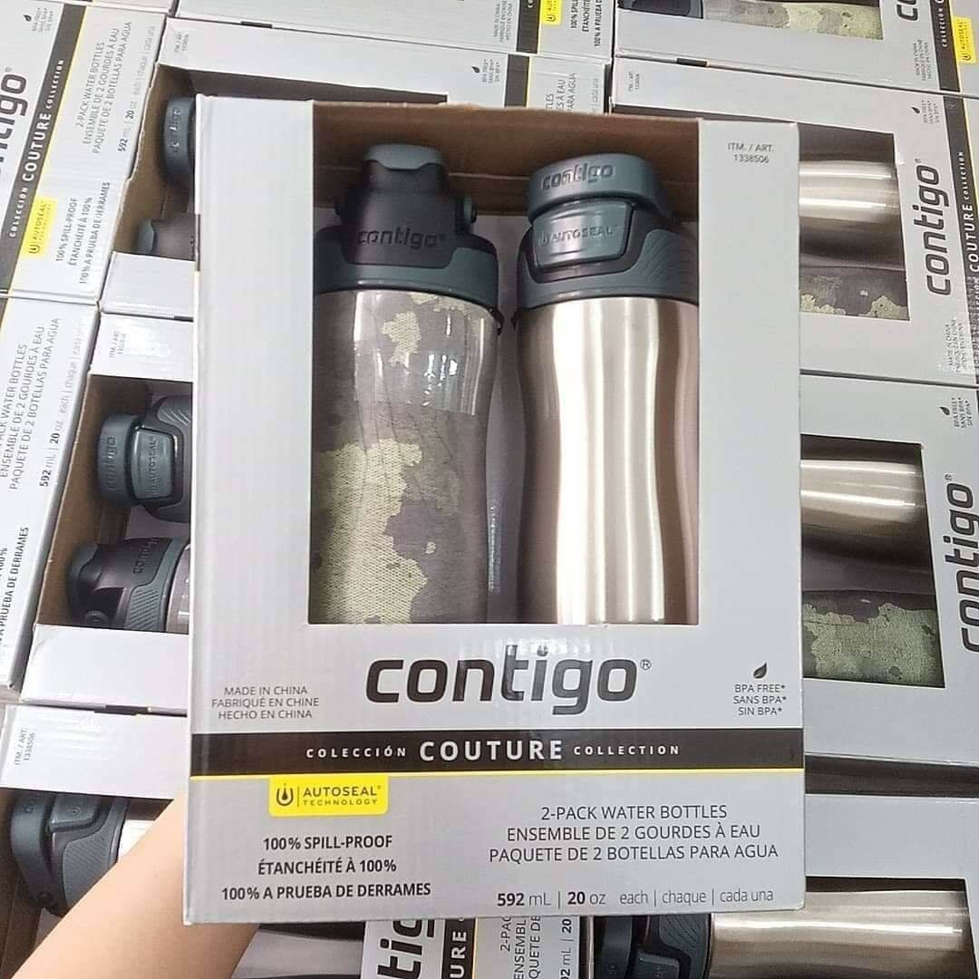 Bình nước giữ nhiệt Contigo Couture Thermalock Stainless Steel 591ml của Mỹ
