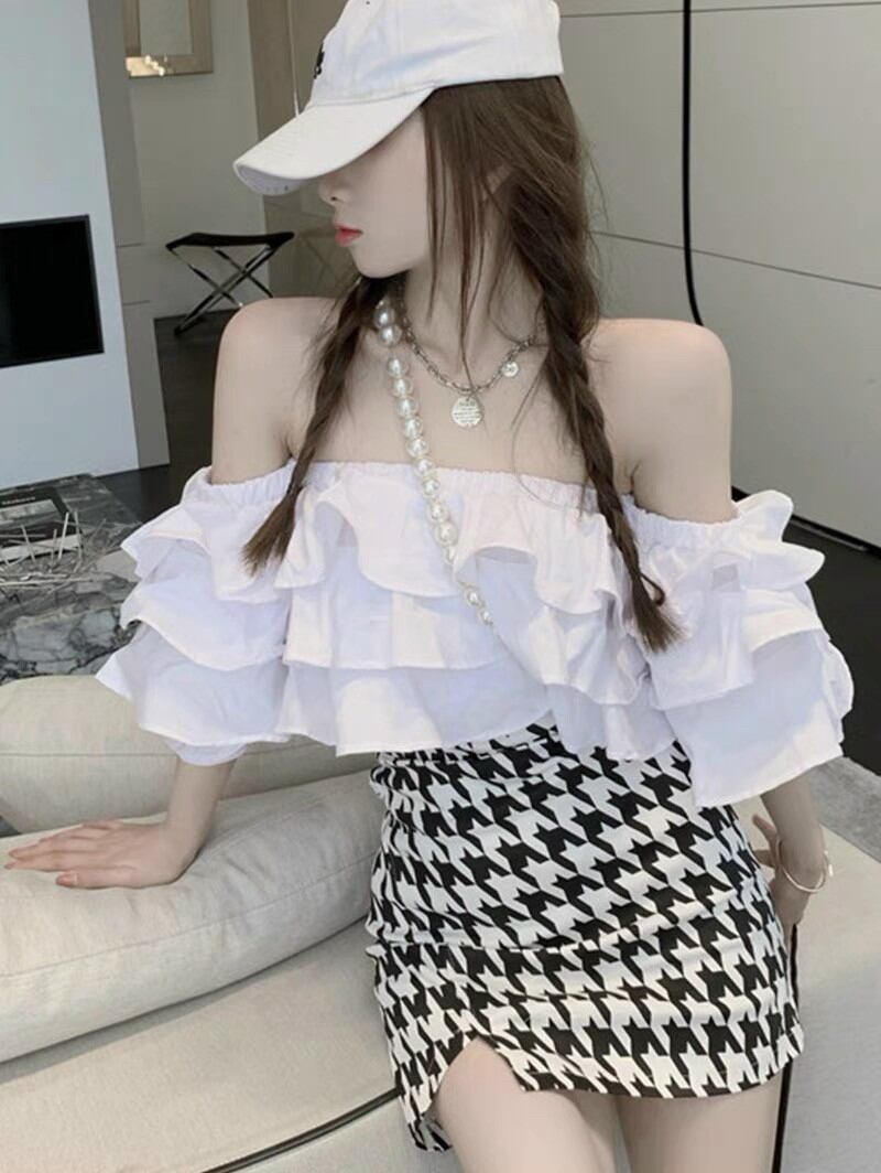 ÁO BỆT VAI TẦNG SIÊU XINH