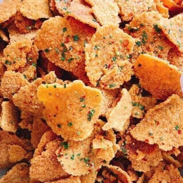 1kg cơm cháy mắm hành loại bể giòn - ngon - vsattp