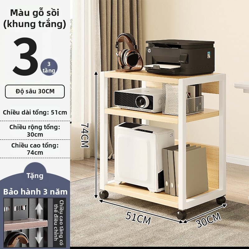 NAIJIA | Kệ Để Máy In Nhiều Tầng Di Chuyển Được