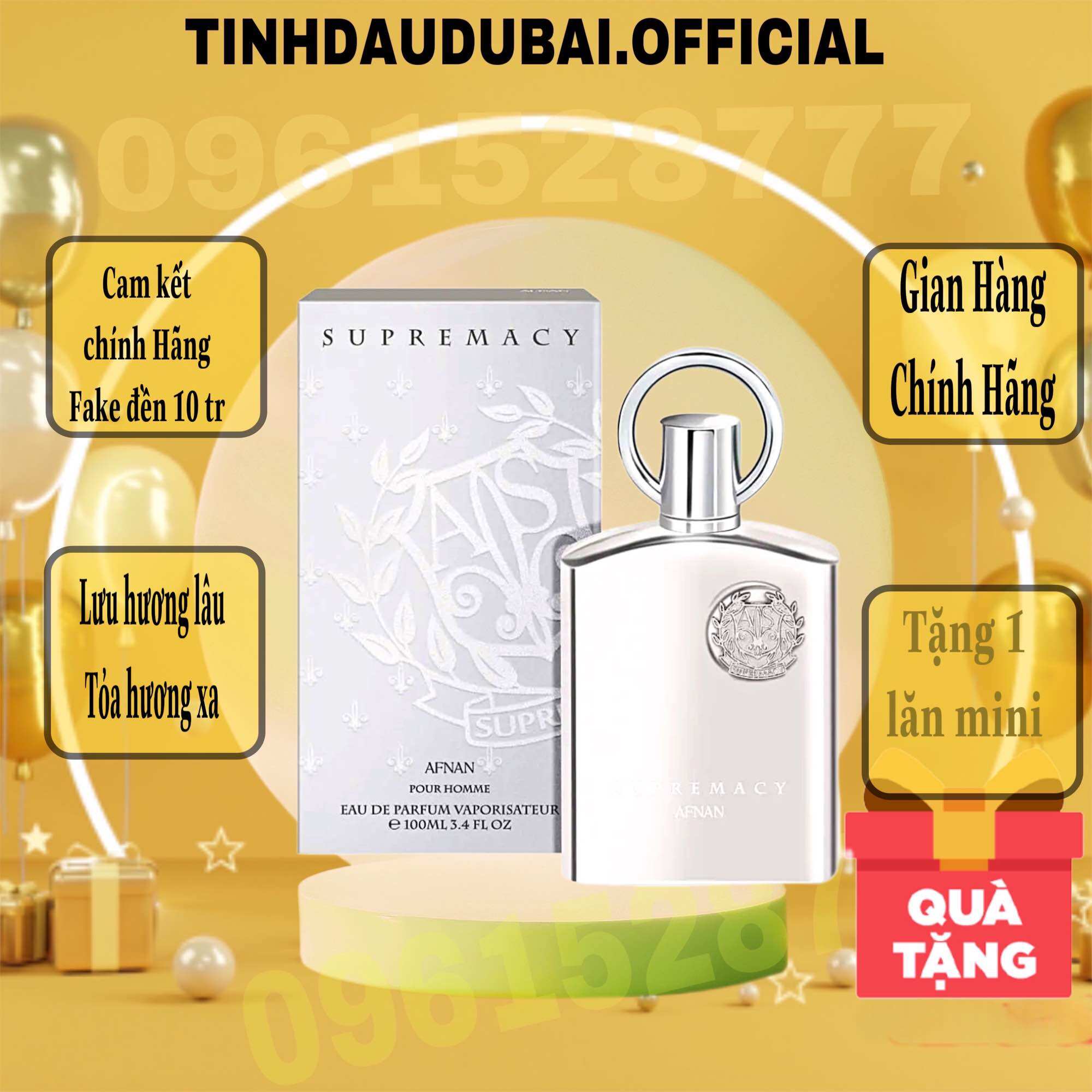 Nước Hoa Nam Supermacy Silver chính Hãng 100ml
