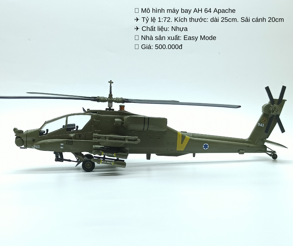 Mô hình máy bay trực thăng tỷ lệ 1/72