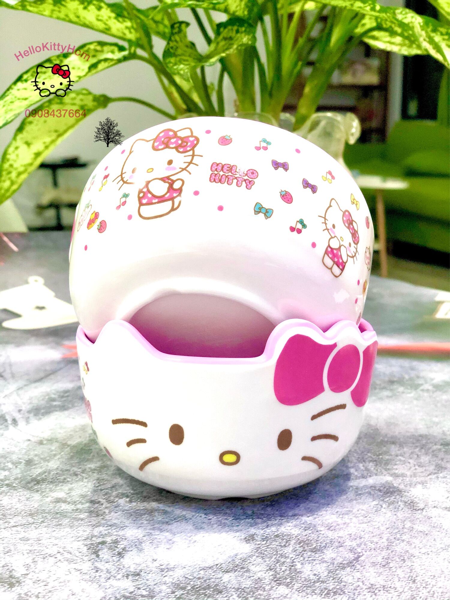 Chén nhú 3D Melamin HelloKitty