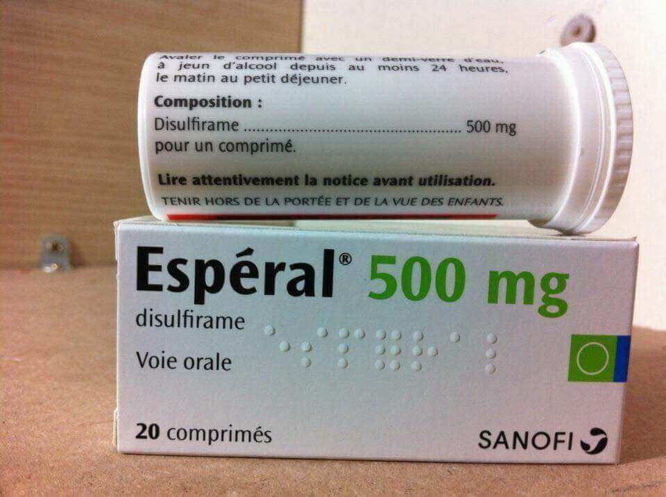 Cái rượu esperal 500mg ( hộp 20 viên ) - che tên