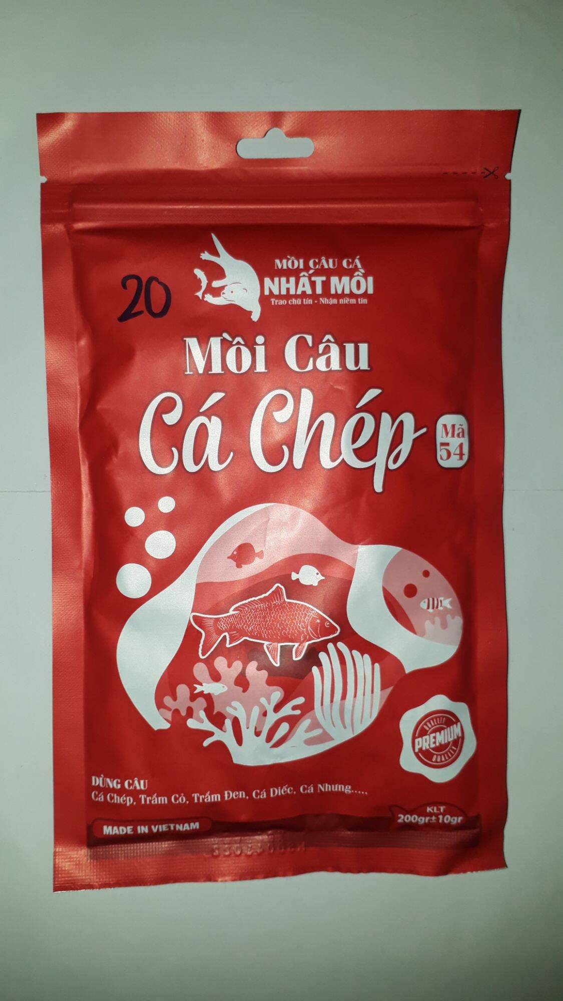 2 Gói MỒI CÂU CÁ CHÉP Mã SP 54_Hãng Phú Thành