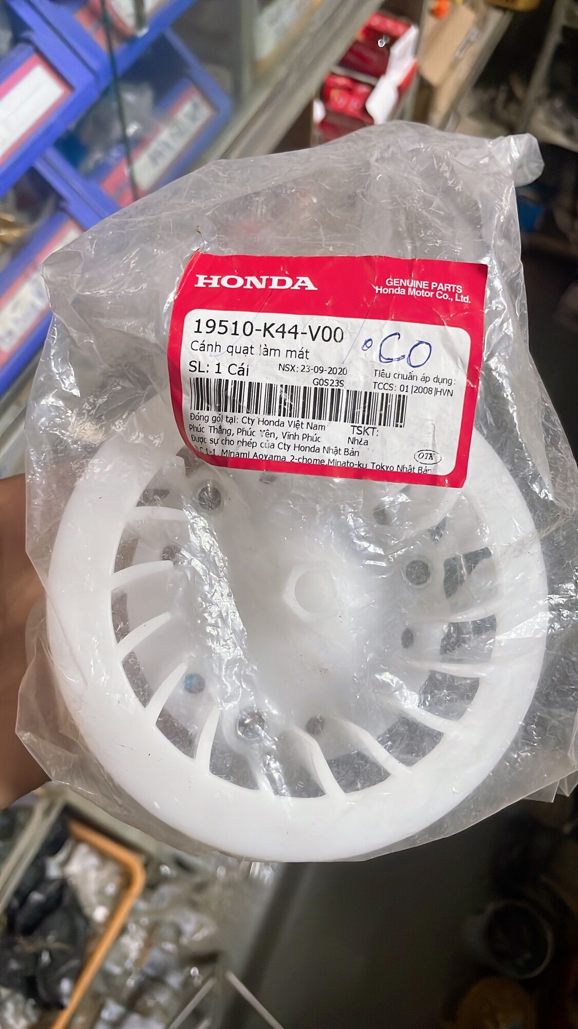 Cánh quạt làm mát vision 2015-2020 chính hãng honda