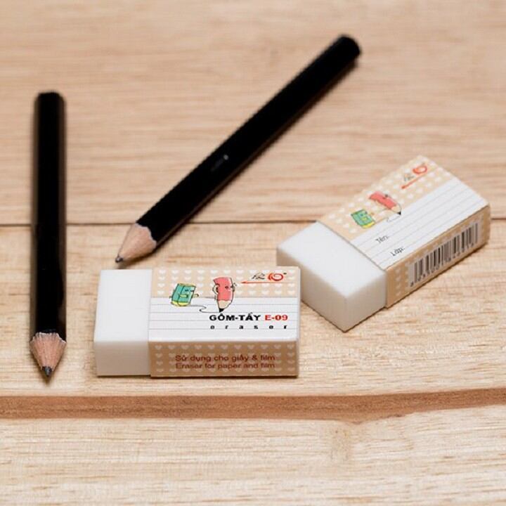 Combo 5 cục gôm tẩy mềm dẻo Thiên Long chính hãng TP-E09