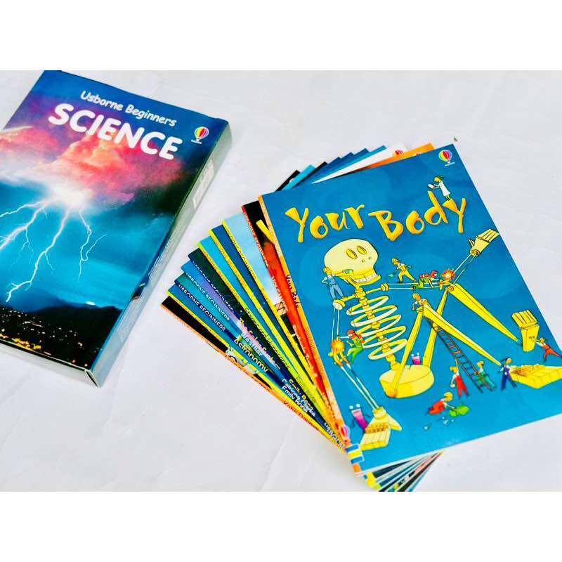 [Xả kho] Usborn science beginner 10q bìa mềm kèm file mp3