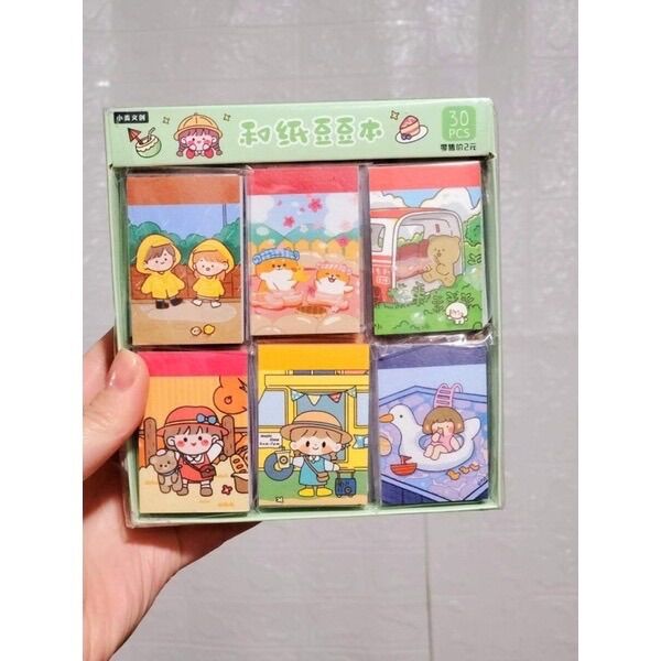 Sticker quyển 38 tờ chibi dễ thương