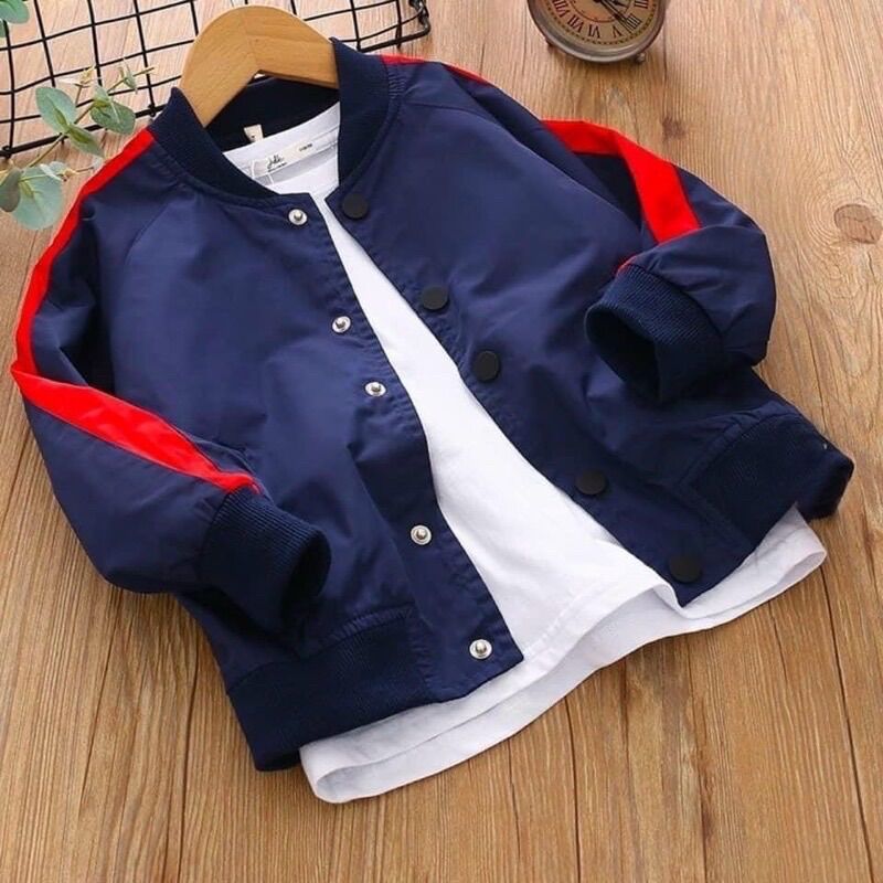 Áo bomber bé trai/ gái có sẵn, max 55kg
