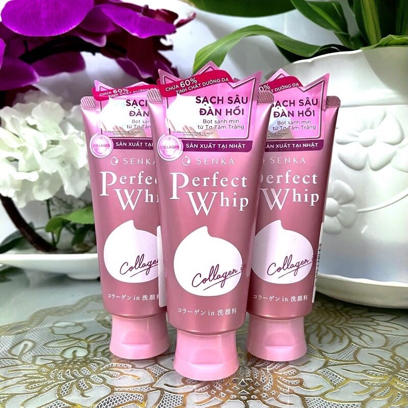 Sữa Rửa Mặt Senka Perfect Whip 120g - Nhật Bản