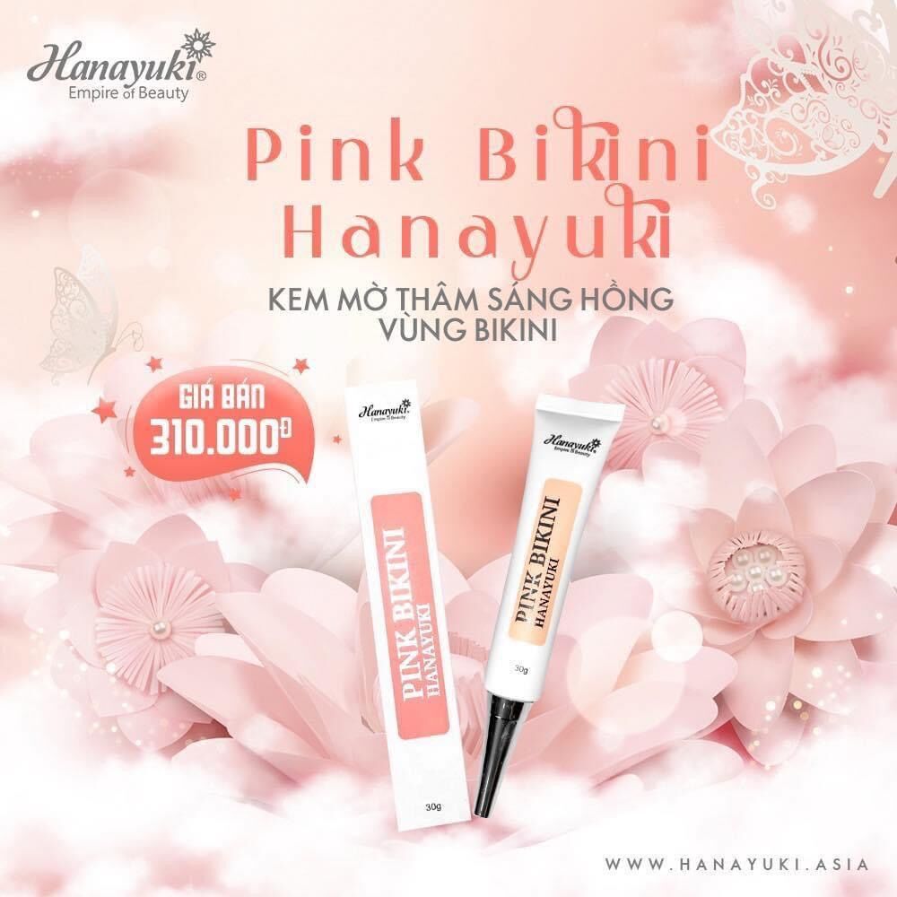 Kem hồng bikini Hanayuki Chính Hãng Cty (tuýp 30g)