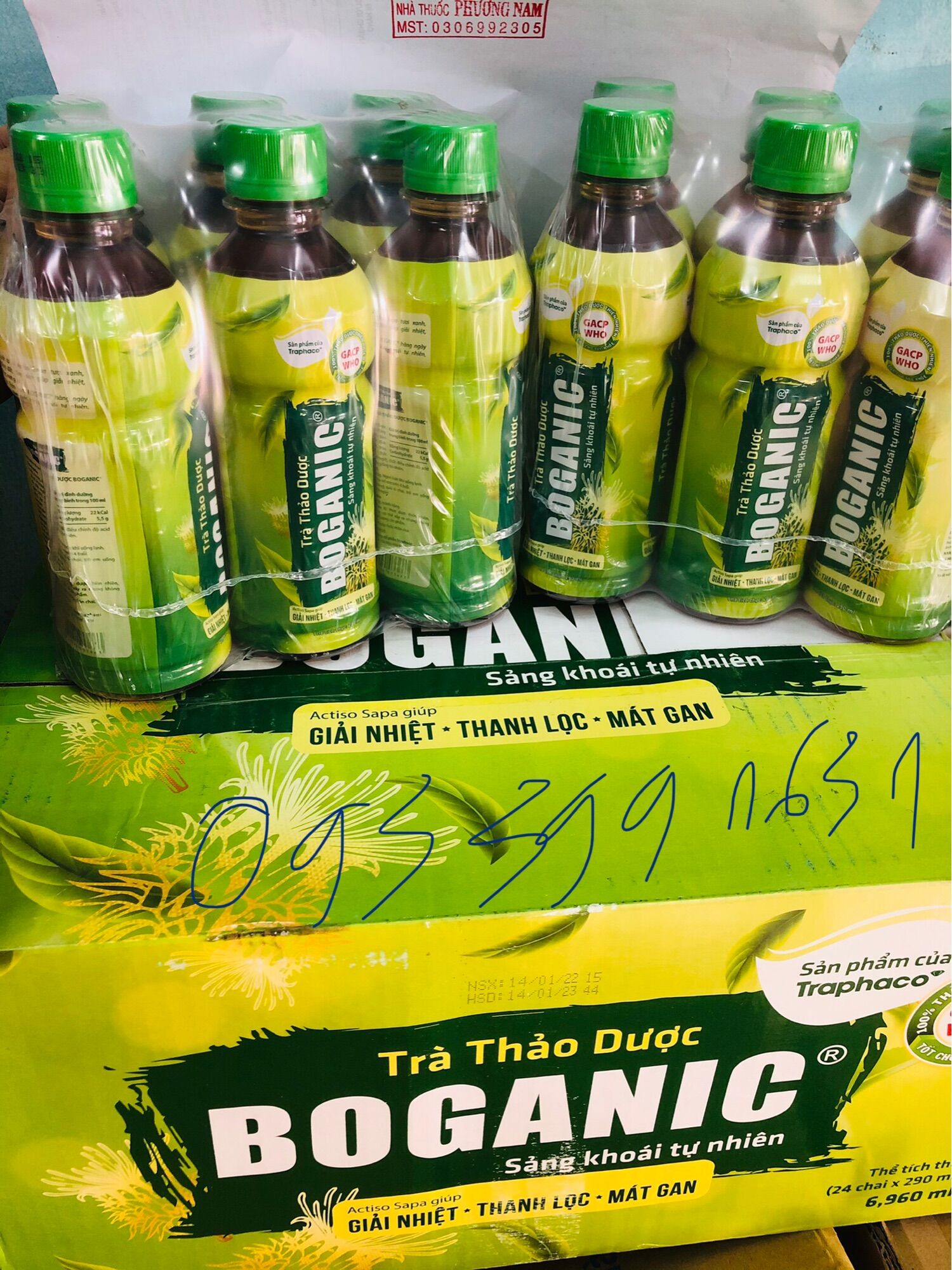 Trà thảo dược Boganic-chai 290ml