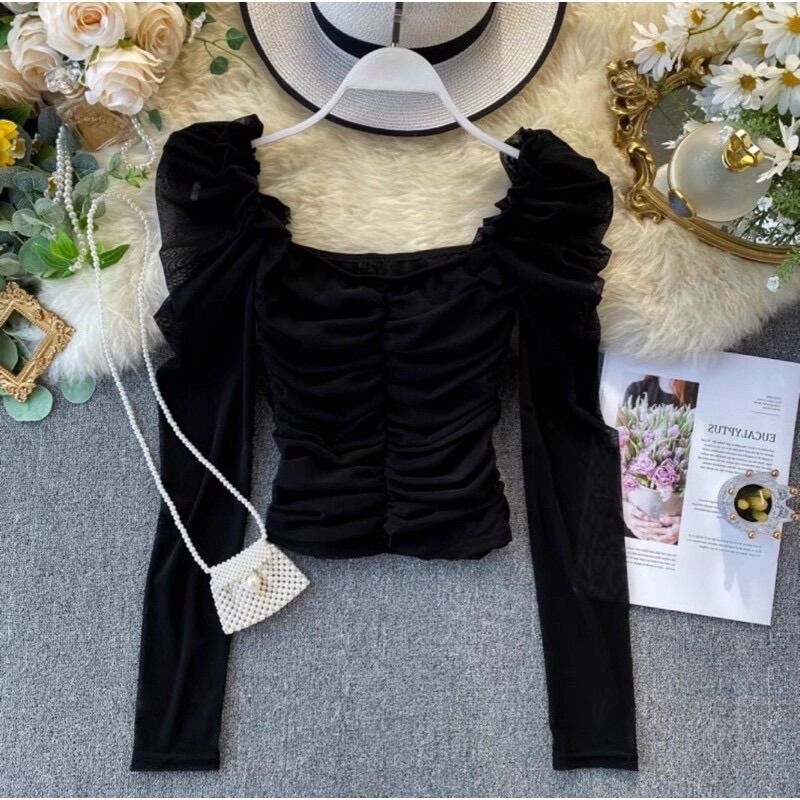 Áo kiểu tay dài bigsize