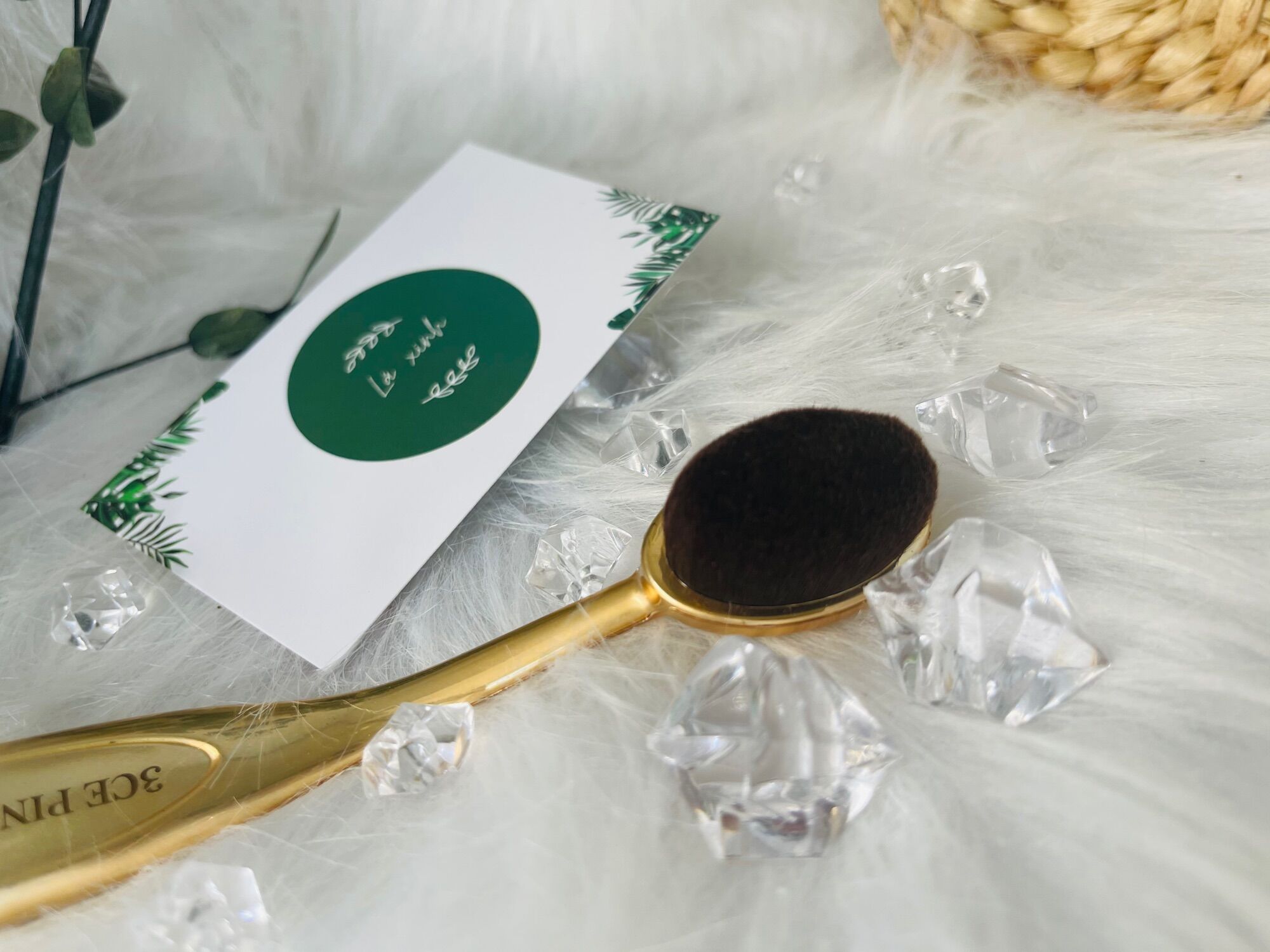 [HCM]Cọ tán kem nền 3CE Pink foundation Brush