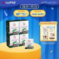 Combo 4 hộp trà thảo dược TH true HERBAL Lạc tiên – Tâm sen (20 gói)